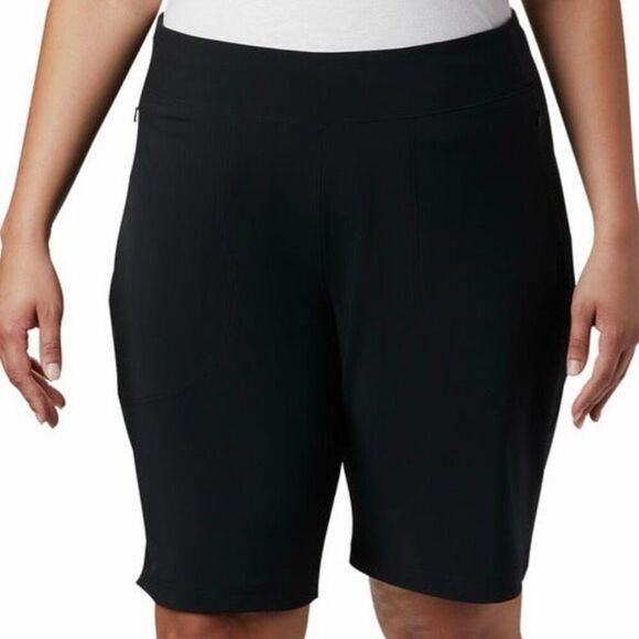 Columbia Shorts Black Hiking Active Fit Place To Place II Omni Shield Women’s 2X - Picture 1 of 11